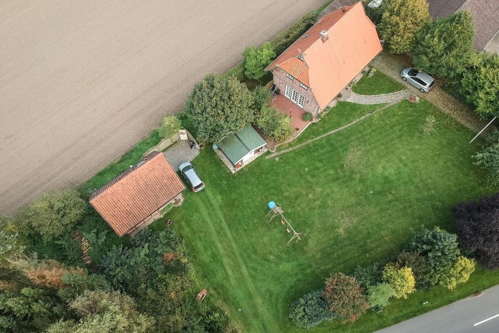 Fachwerk-Ferienhaus, Ruhe Auf Dem Land, Haustiere Willkommen, Leihfahrraeder, 24-7 Check In Kirchlinteln Exterior foto